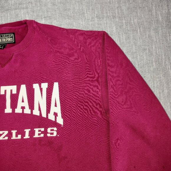 Vintage Montana Grizzlies Crewneck Sweatshirt Size Large Football NCAA 90s - Picture 8 of 16